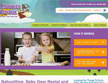 Tablet Screenshot of mothergooseofutah.com